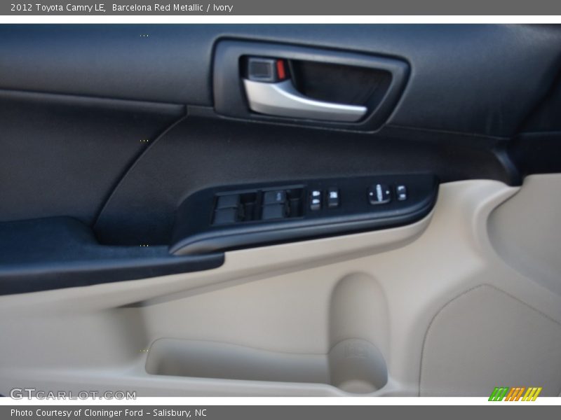 Barcelona Red Metallic / Ivory 2012 Toyota Camry LE