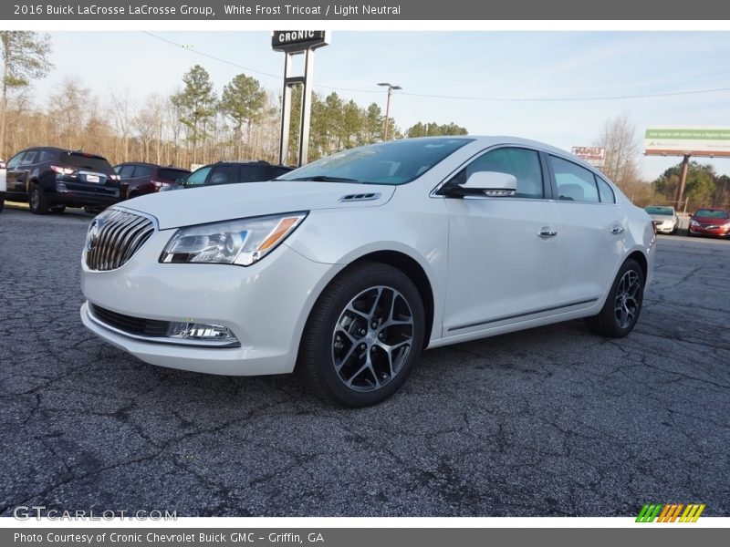 White Frost Tricoat / Light Neutral 2016 Buick LaCrosse LaCrosse Group