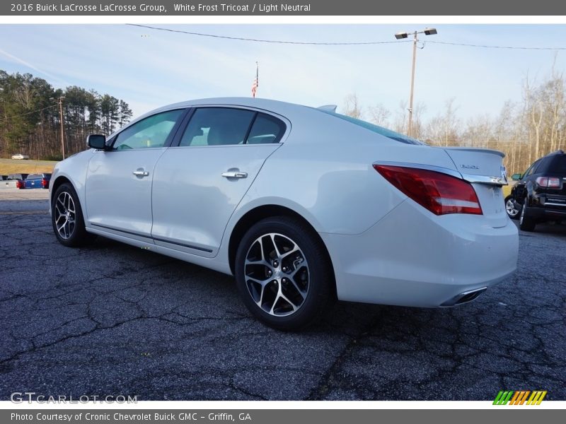 White Frost Tricoat / Light Neutral 2016 Buick LaCrosse LaCrosse Group