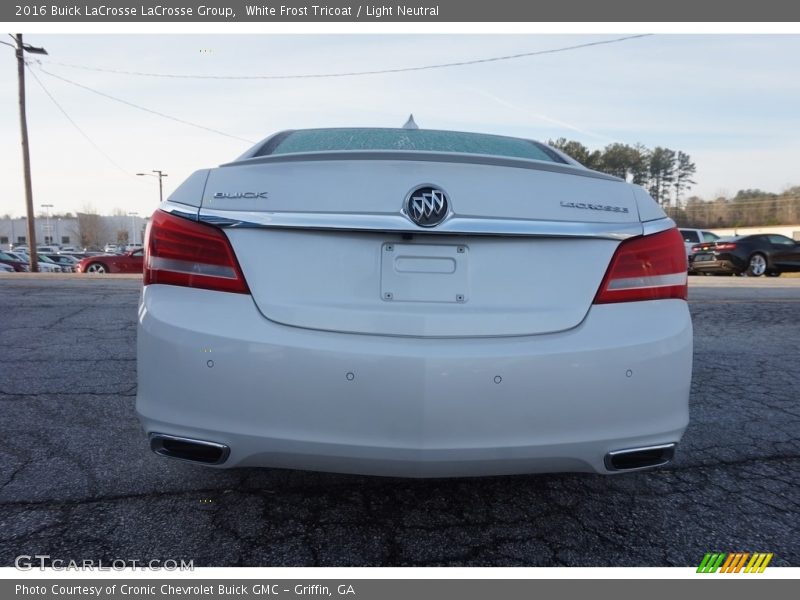 White Frost Tricoat / Light Neutral 2016 Buick LaCrosse LaCrosse Group