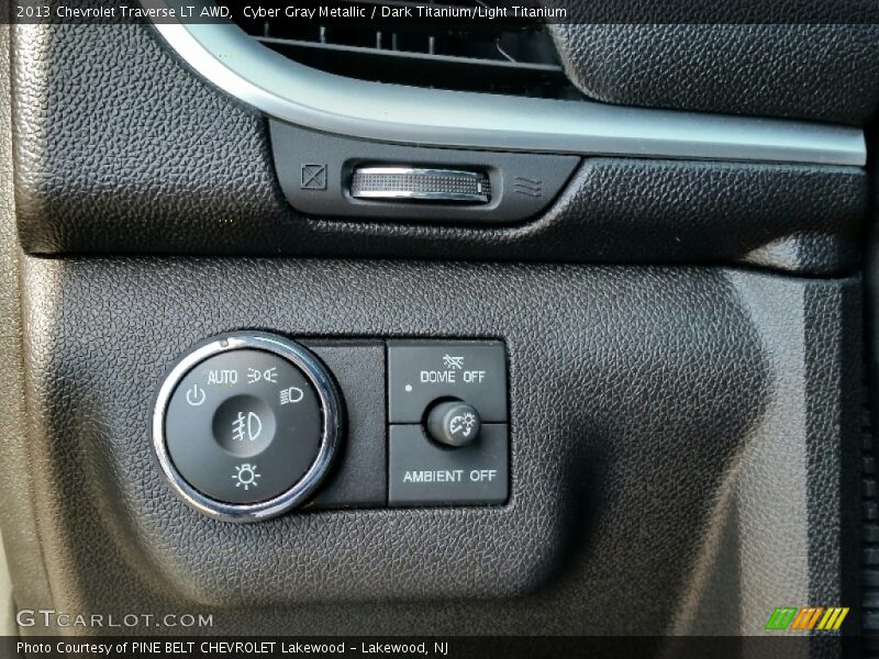 Cyber Gray Metallic / Dark Titanium/Light Titanium 2013 Chevrolet Traverse LT AWD