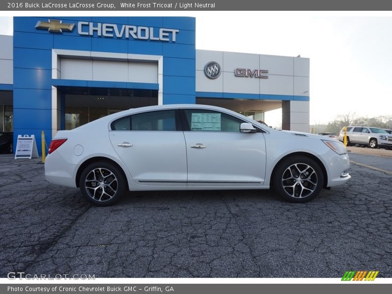 White Frost Tricoat / Light Neutral 2016 Buick LaCrosse LaCrosse Group