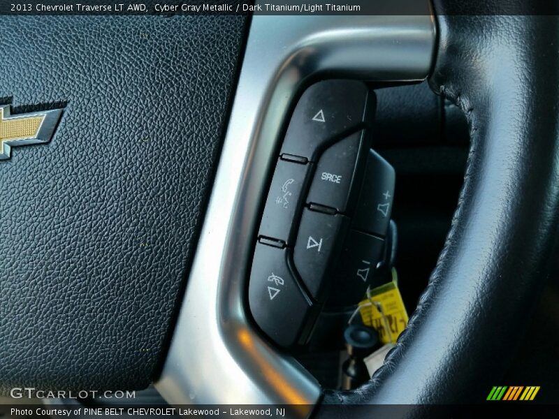 Cyber Gray Metallic / Dark Titanium/Light Titanium 2013 Chevrolet Traverse LT AWD