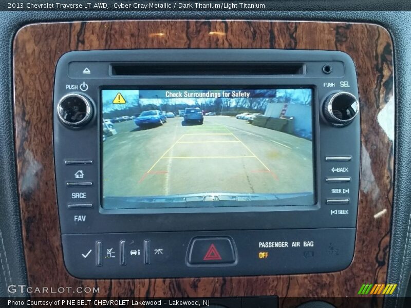 Cyber Gray Metallic / Dark Titanium/Light Titanium 2013 Chevrolet Traverse LT AWD
