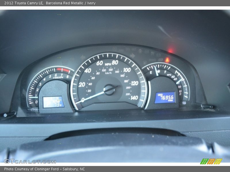 Barcelona Red Metallic / Ivory 2012 Toyota Camry LE