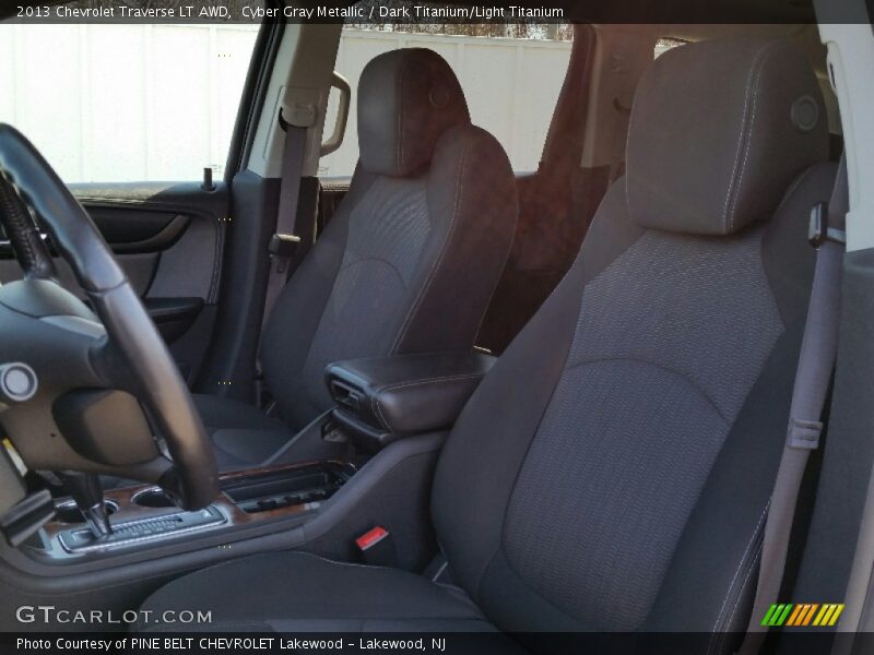 Cyber Gray Metallic / Dark Titanium/Light Titanium 2013 Chevrolet Traverse LT AWD