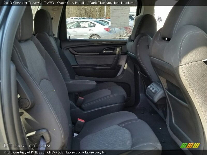 Cyber Gray Metallic / Dark Titanium/Light Titanium 2013 Chevrolet Traverse LT AWD