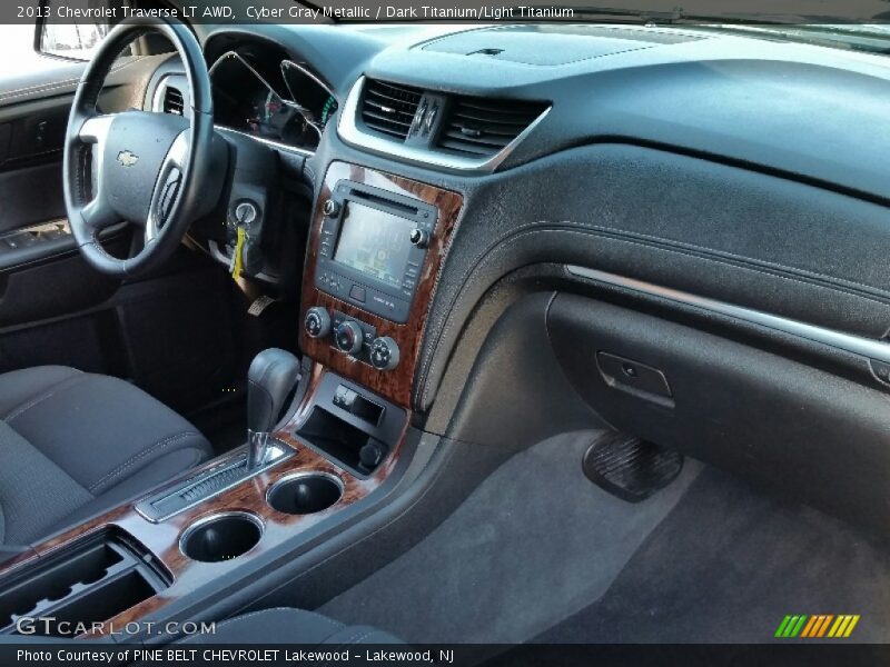 Cyber Gray Metallic / Dark Titanium/Light Titanium 2013 Chevrolet Traverse LT AWD