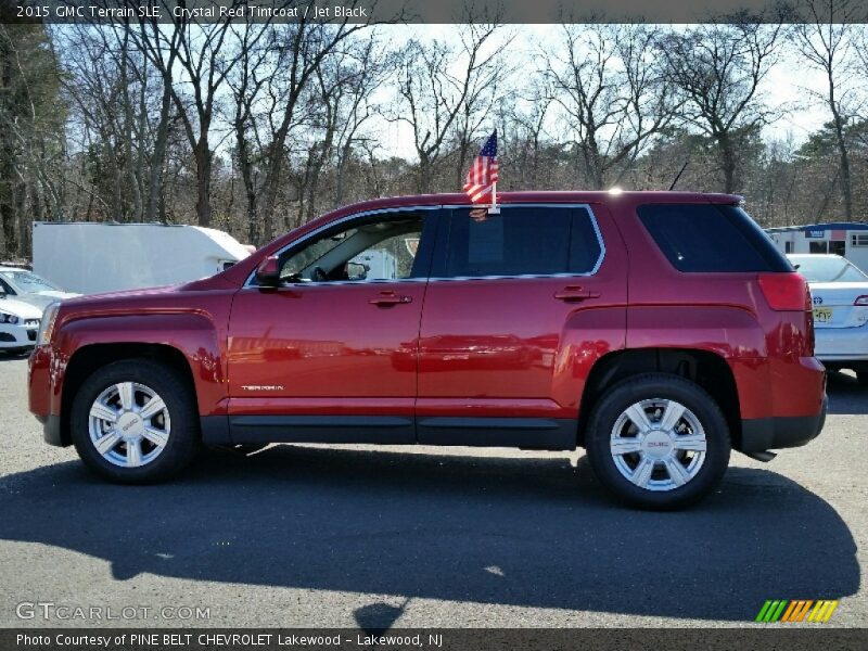 Crystal Red Tintcoat / Jet Black 2015 GMC Terrain SLE