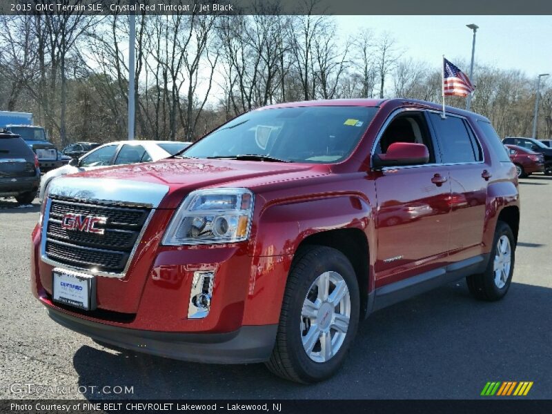 Crystal Red Tintcoat / Jet Black 2015 GMC Terrain SLE