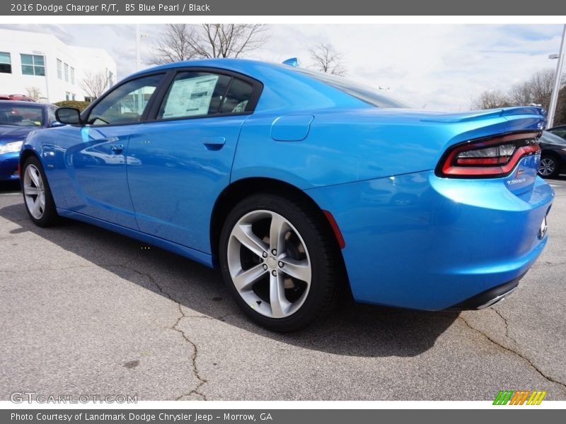 B5 Blue Pearl / Black 2016 Dodge Charger R/T