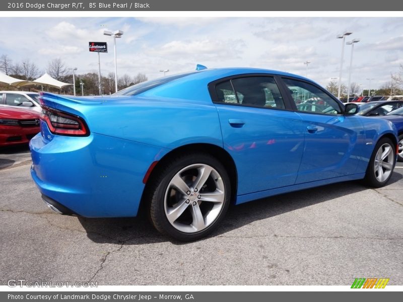 B5 Blue Pearl / Black 2016 Dodge Charger R/T