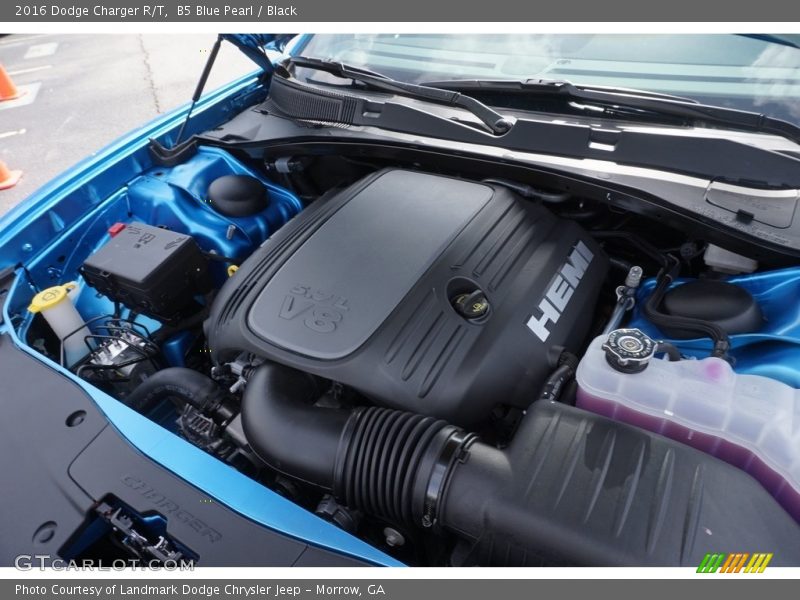 B5 Blue Pearl / Black 2016 Dodge Charger R/T