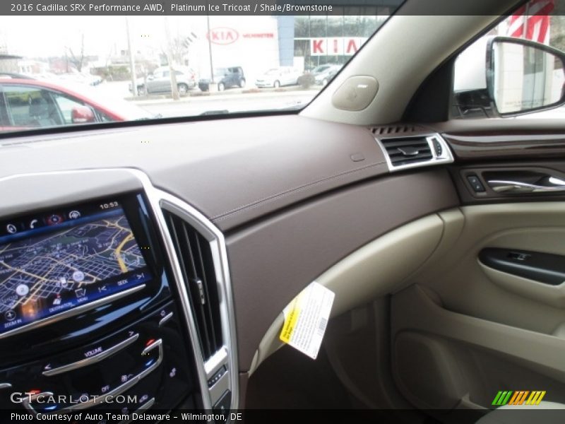 Platinum Ice Tricoat / Shale/Brownstone 2016 Cadillac SRX Performance AWD