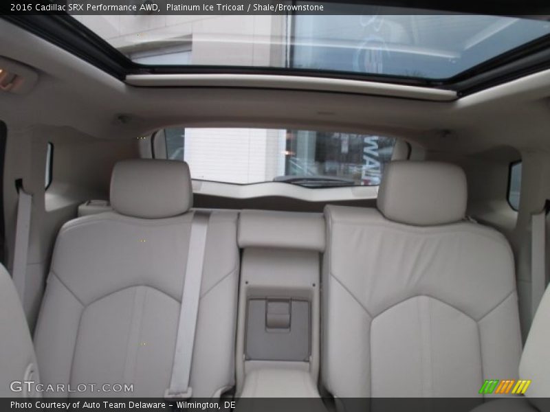 Platinum Ice Tricoat / Shale/Brownstone 2016 Cadillac SRX Performance AWD