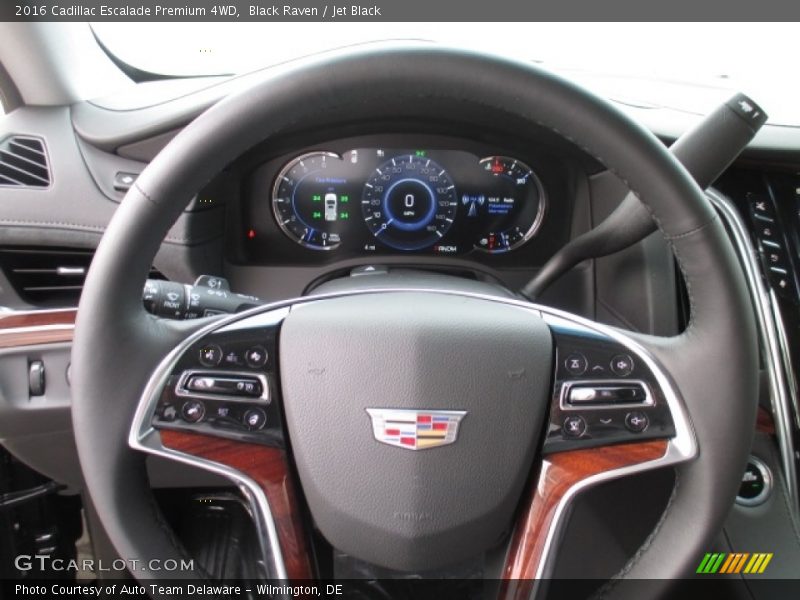 Black Raven / Jet Black 2016 Cadillac Escalade Premium 4WD