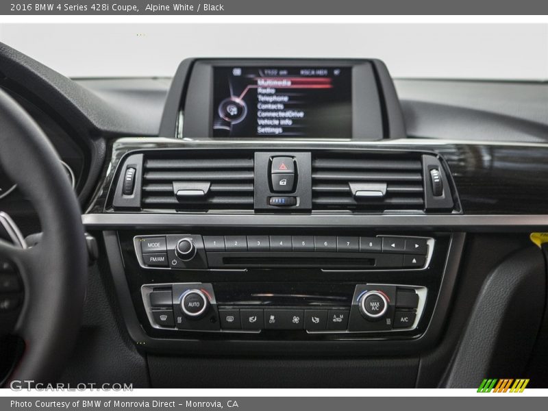 Alpine White / Black 2016 BMW 4 Series 428i Coupe