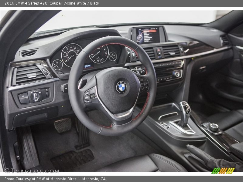 Alpine White / Black 2016 BMW 4 Series 428i Coupe