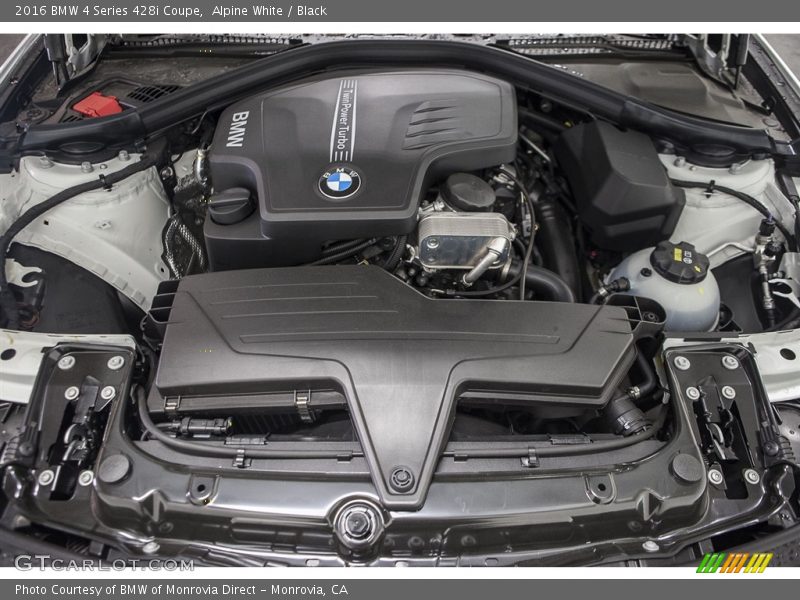 Alpine White / Black 2016 BMW 4 Series 428i Coupe