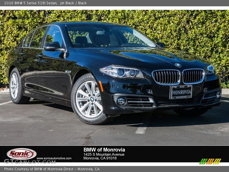 Jet Black / Black 2016 BMW 5 Series 528i Sedan