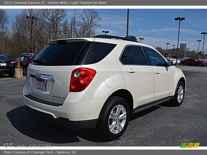 Summit White / Light Titanium/Jet Black 2012 Chevrolet Equinox LT