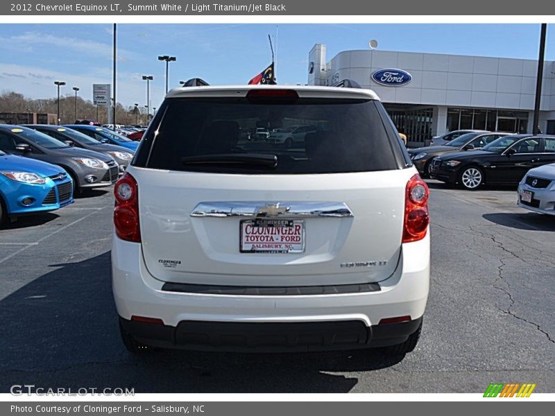 Summit White / Light Titanium/Jet Black 2012 Chevrolet Equinox LT