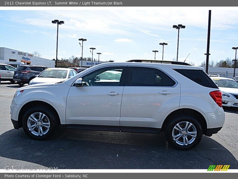 Summit White / Light Titanium/Jet Black 2012 Chevrolet Equinox LT