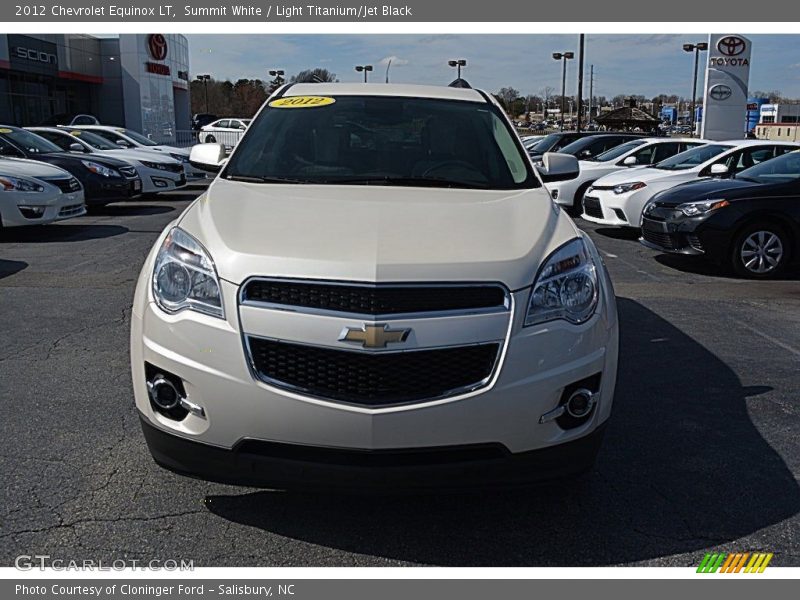 Summit White / Light Titanium/Jet Black 2012 Chevrolet Equinox LT