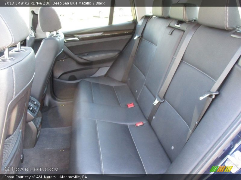 Deep Sea Blue Metallic / Black 2013 BMW X3 xDrive 28i