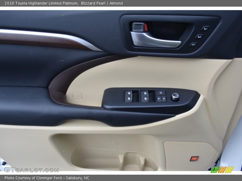 Blizzard Pearl / Almond 2016 Toyota Highlander Limited Platinum