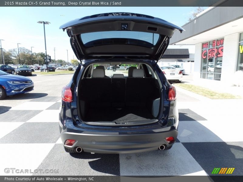 Deep Crystal Blue Mica / Sand 2015 Mazda CX-5 Grand Touring