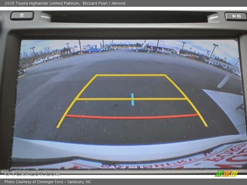 Blizzard Pearl / Almond 2016 Toyota Highlander Limited Platinum