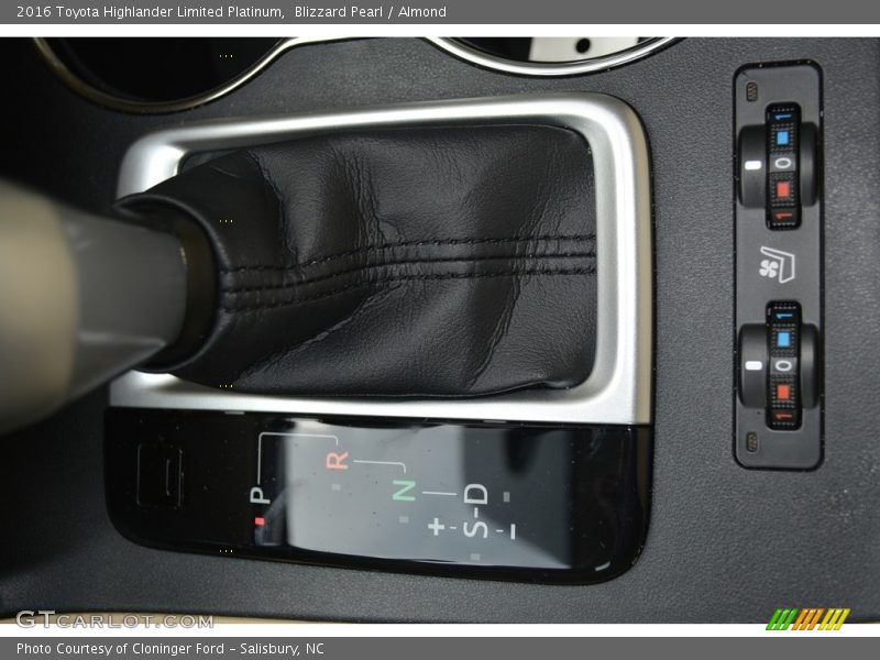 Blizzard Pearl / Almond 2016 Toyota Highlander Limited Platinum