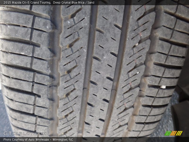 Deep Crystal Blue Mica / Sand 2015 Mazda CX-5 Grand Touring