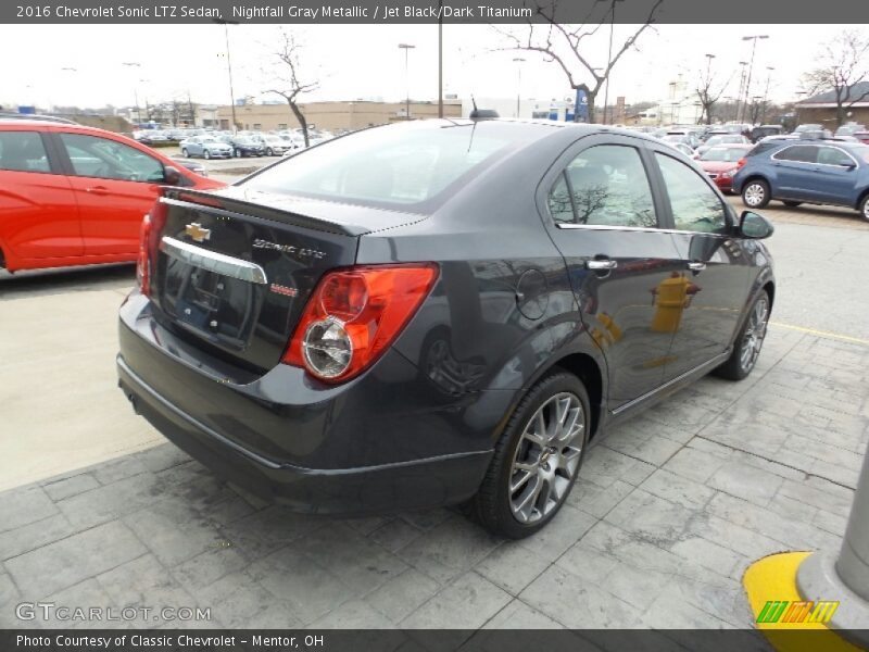  2016 Sonic LTZ Sedan Nightfall Gray Metallic