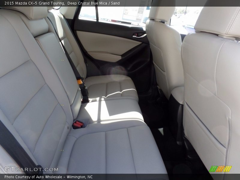 Deep Crystal Blue Mica / Sand 2015 Mazda CX-5 Grand Touring