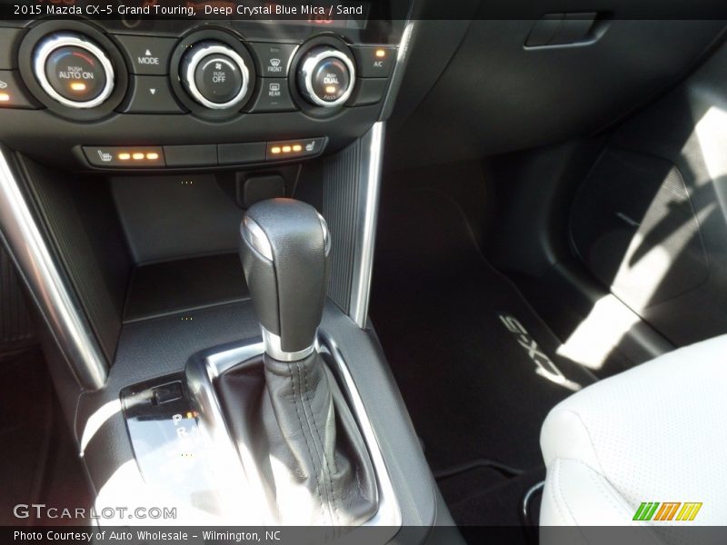 Deep Crystal Blue Mica / Sand 2015 Mazda CX-5 Grand Touring