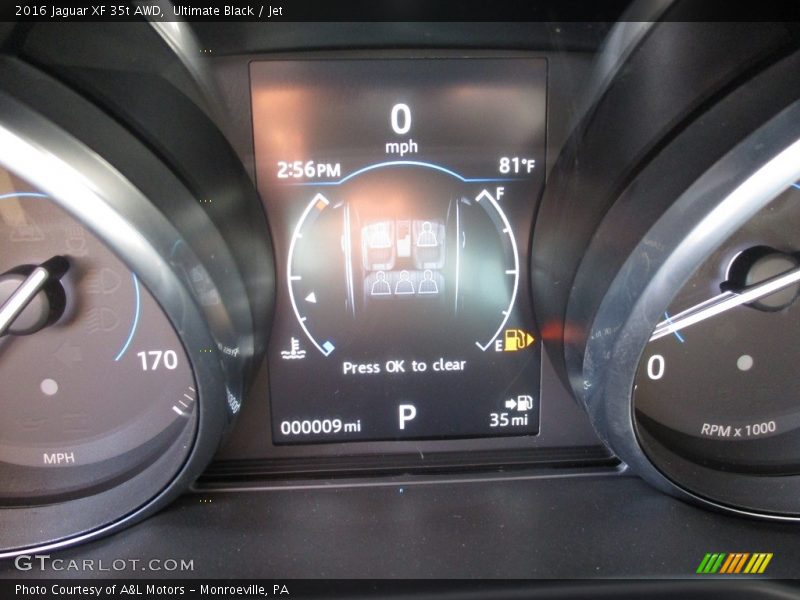 Ultimate Black / Jet 2016 Jaguar XF 35t AWD