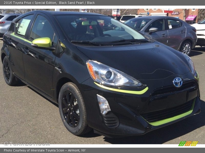 Black Sand Pearl / Black 2016 Toyota Prius c Special Edition