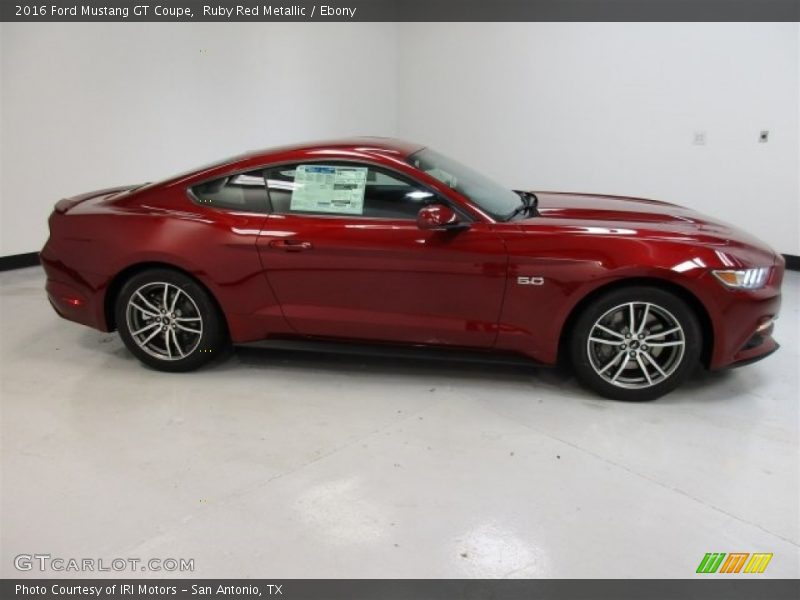 Ruby Red Metallic / Ebony 2016 Ford Mustang GT Coupe
