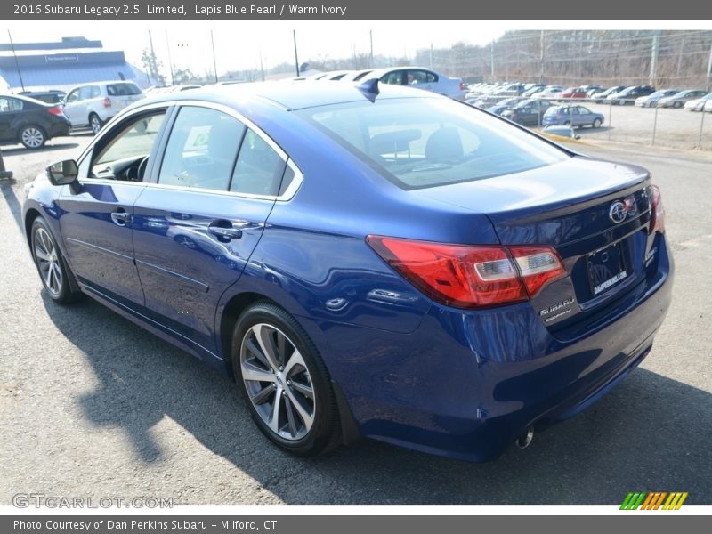 Lapis Blue Pearl / Warm Ivory 2016 Subaru Legacy 2.5i Limited