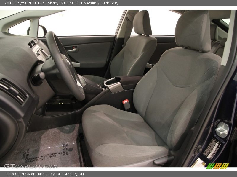 Nautical Blue Metallic / Dark Gray 2013 Toyota Prius Two Hybrid