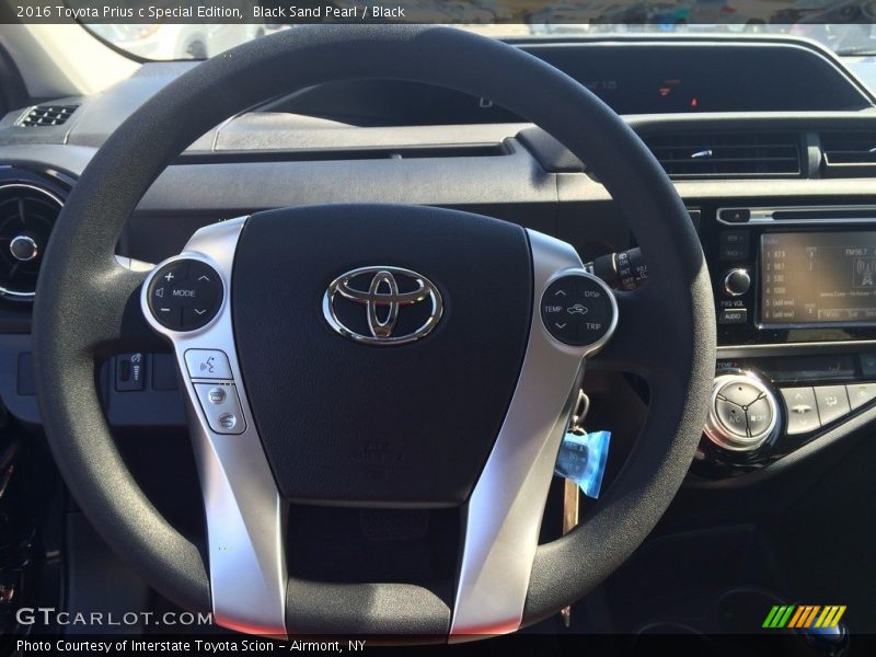 Black Sand Pearl / Black 2016 Toyota Prius c Special Edition