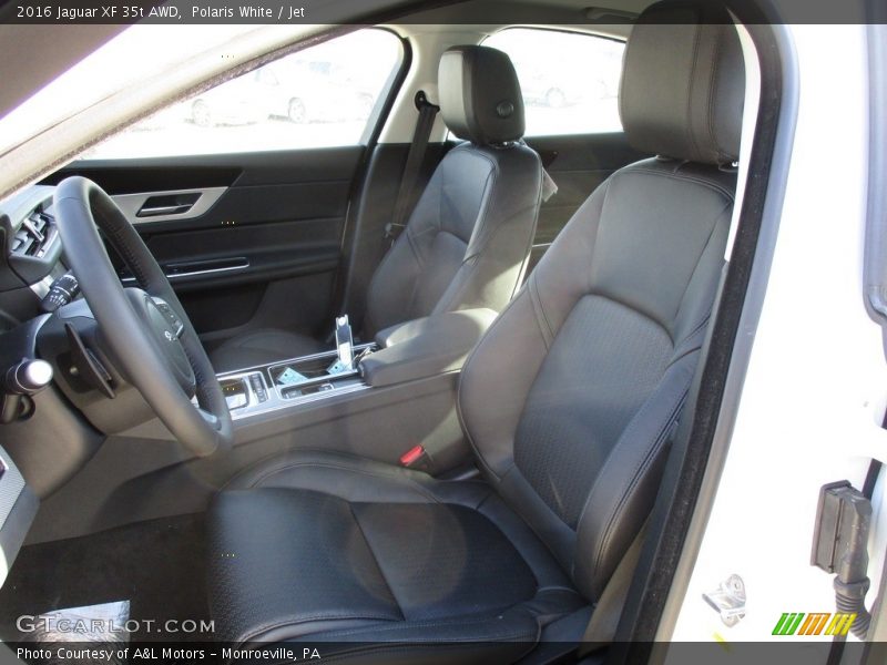 Polaris White / Jet 2016 Jaguar XF 35t AWD