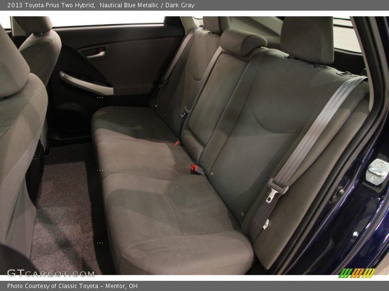 Nautical Blue Metallic / Dark Gray 2013 Toyota Prius Two Hybrid