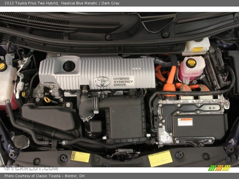 Nautical Blue Metallic / Dark Gray 2013 Toyota Prius Two Hybrid