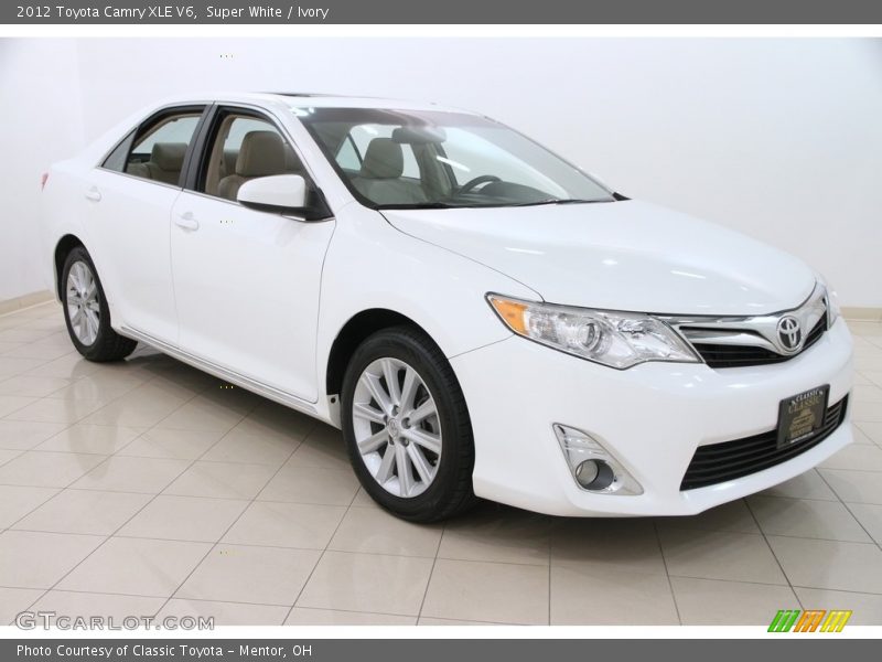 Super White / Ivory 2012 Toyota Camry XLE V6