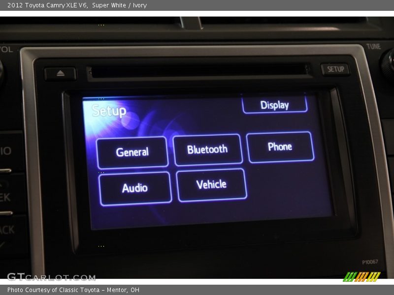 Super White / Ivory 2012 Toyota Camry XLE V6