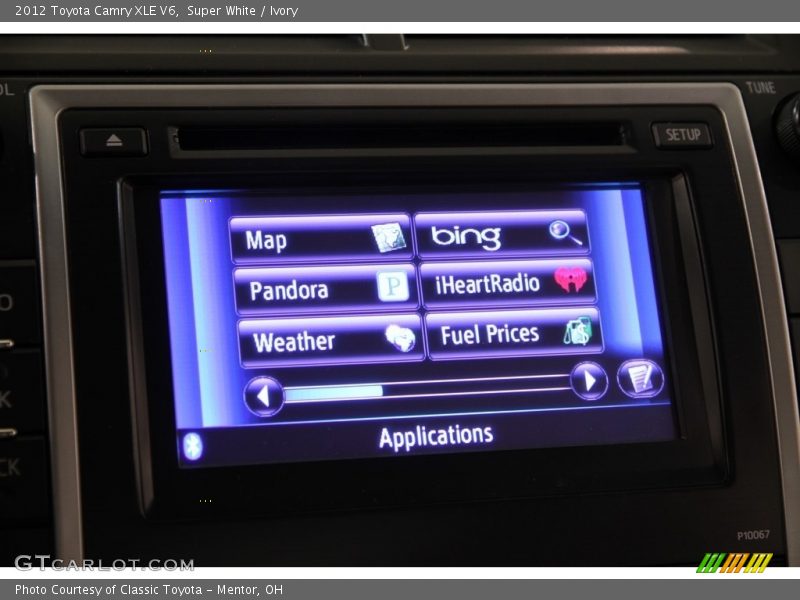 Super White / Ivory 2012 Toyota Camry XLE V6