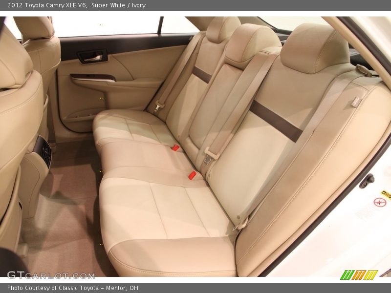 Super White / Ivory 2012 Toyota Camry XLE V6